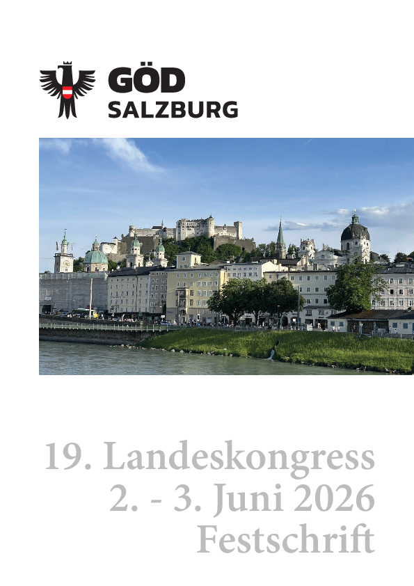 Die Festschrift zum Landeskongress der GÖD Salzburg ist ab sofort online verfügbar.